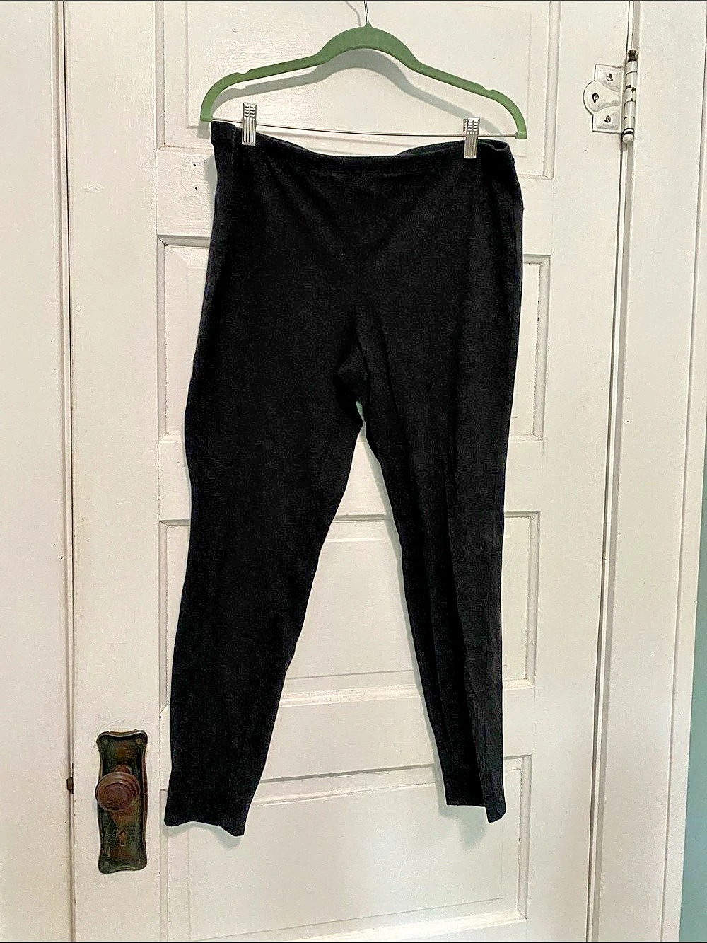 HUE Cotton Leggings Black XL Like New